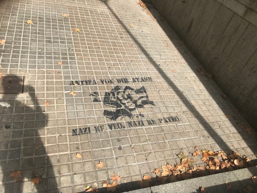 Floor stencils fade slowly